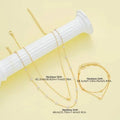 3pcs Heart Necklace & Bracelet Set for Women by DailySale