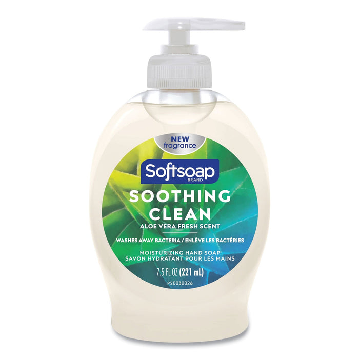 Softsoap Liquid Hand Soap Pump with Aloe, Clean Fresh 7.5 oz Bottle