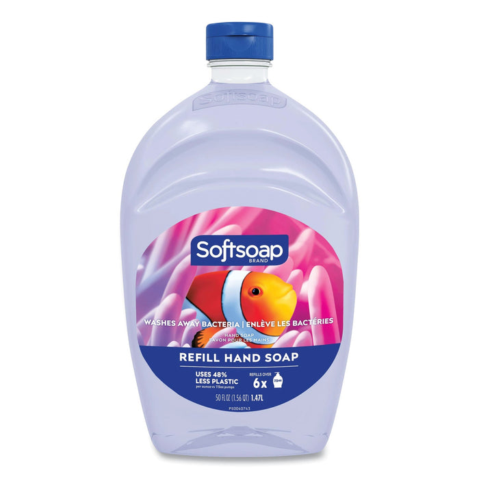Softsoap Liquid Hand Soap Refills, Fresh, 50 oz, 6/Carton