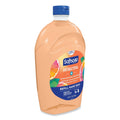 Softsoap Antibacterial Liquid Hand Soap Refills, Fresh, 50 oz, Orange, 6/Carton