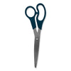 Westcott Value Line Stainless Steel Shears, 8" Long, 3.5" Cut Length, Black Straight Handle