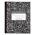 Roaring Spring Marble Cover Composition Book, Wide/Legal Rule, Black Marble Cover, 8.5 x 7, 48 Sheets
