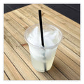 Boardwalk Wrapped Jumbo Straws, 7.75", Polypropylene, Black, 250/Pack, 50 Packs/Carton