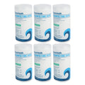 Boardwalk Disinfecting Wipes, 7 x 8, Fresh Scent, 75/Canister, 6 Canisters/Carton
