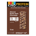 KIND Protein Bars, Almond Butter Dark Chocolate, 1.76 oz, 12/Pack