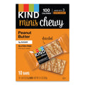 KIND Minis Chewy, Peanut Butter, 0.81 oz 10/Pack