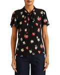 Lauren Ralph Lauren Floral Print Tie Neck Blouse by Vanessa Jane