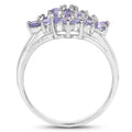 1.61 Carat Genuine Tanzanite .925 Sterling Silver Ring by Bids.com