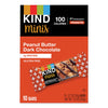 KIND Minis, Peanut Butter Dark Chocolate, 0.7 oz, 10/Pack