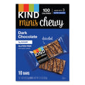KIND Minis Chewy, Dark Chocolate, 0.81 oz,10/Pack