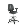 Safco Adjustable T-Pad Arms for Safco Apprentice Series Chairs, 4.13" x 10.25" x 10", Black, 2/Set