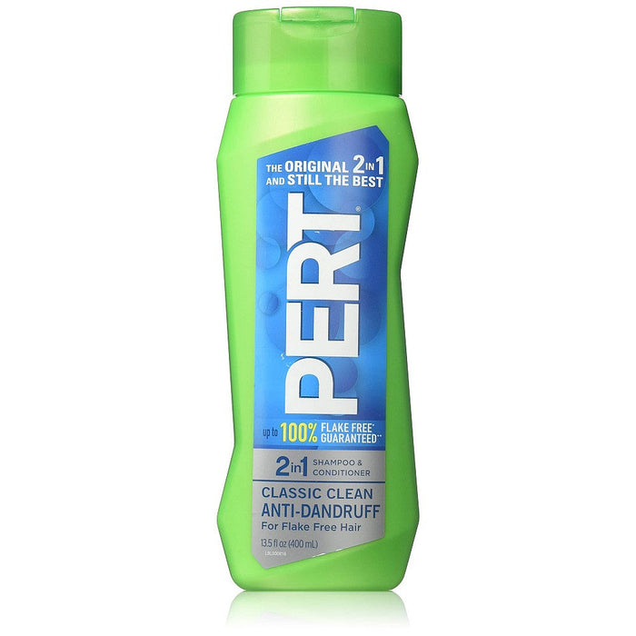 Pert Shampoo & Conditioner, Anti Dandruff, Classic Clean, 2 In 1 13.5 Fl Oz by Pasteur Pharmacy