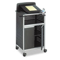 Safco Scoot Multipurpose Mobile Lectern, 28.75 x 22 x 49.75, Black/Silver