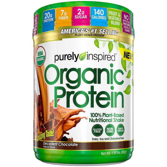Purely Inspired Organic Protein Powder, Decadent Chocolate, 1.5 Lb by Pasteur Pharmacy