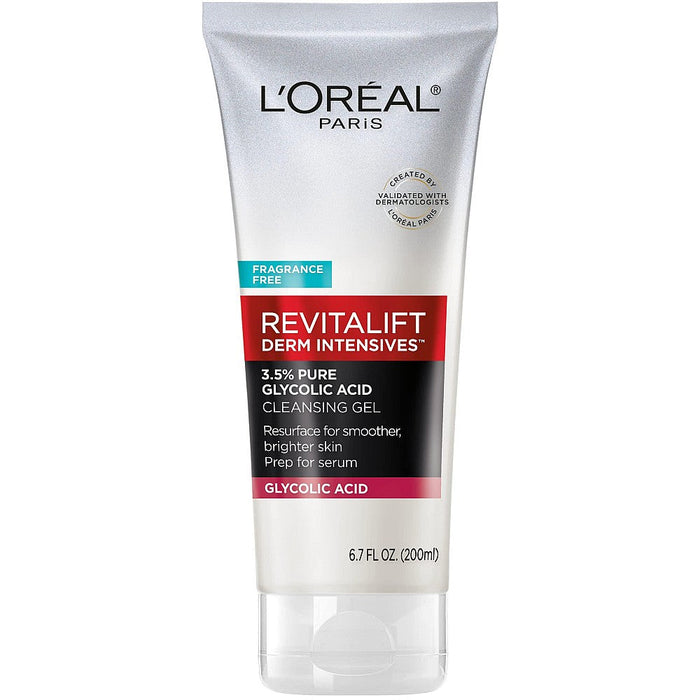 L'Oreal Paris Revitalift Derm Intensives With 3.5% Glycolic Acid Cleanser - 6.7 Fl Oz by Pasteur Pharmacy