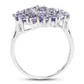 2.27 Carat Genuine Tanzanite .925 Sterling Silver Ring by Bids.com