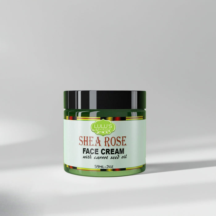 Rose & Carrot Seed Face Cream – Nourishing Brightening Cream by Lulu’s Holistics