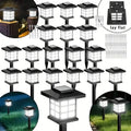 6-Pack: Solar Outdoor Path Lights Warm Light LED, 600mA, Waterproof by DailySale