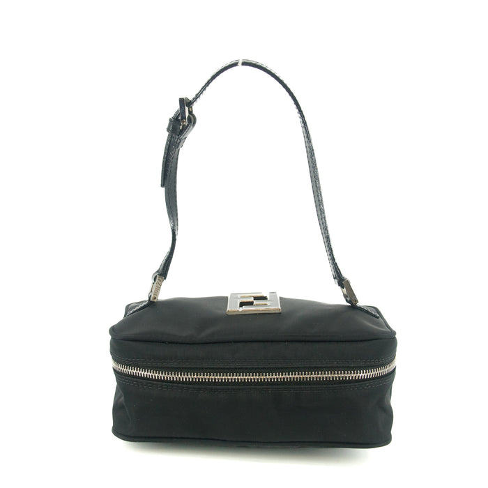 Fendi Black Nylon Vanity Pouch #8500 by Bolt Boutique