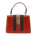 Gucci Red Sylvie Sherry Line Leather Shoulder Bag #8504 by Bolt Boutique