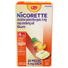 Nicorette Stop Smoking Aid, 4 Mg, Gum, Fruit Chill, Pocket Pack