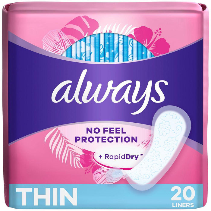 Always Thin Daily Panty Liners Regular 20/Pack by Pasteur Pharmacy
