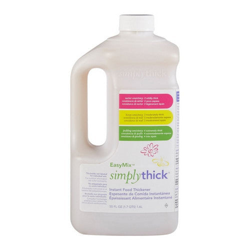Simply Thick EasyMix Instant Food Thickener- 1.6 Liter Bottle & 1 Pump by Pasteur Pharmacy