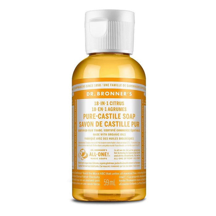 Dr. Bronner's Pure Castile Soap Liquid Organic Citrus Orange by Pasteur Pharmacy