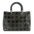 Christian Dior Leather Studded Black Lady Dior Tote Bag #8532 by Bolt Boutique