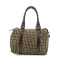 Fendi Brown Zucchino Mini Boston Bag #8539 by Bolt Boutique