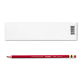 Prismacolor Col-Erase Pencil with Eraser, 0.7 mm, 2B (#1), Carmine Red Lead, Carmine Red Barrel, Dozen