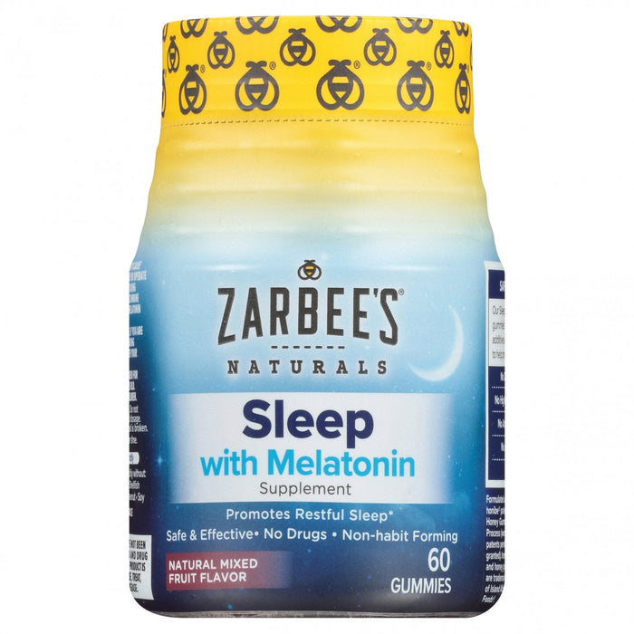 Zarbee’s® Sleep with Melatonin Supplement Gummies – Mixed Fruit by Pasteur Pharmacy