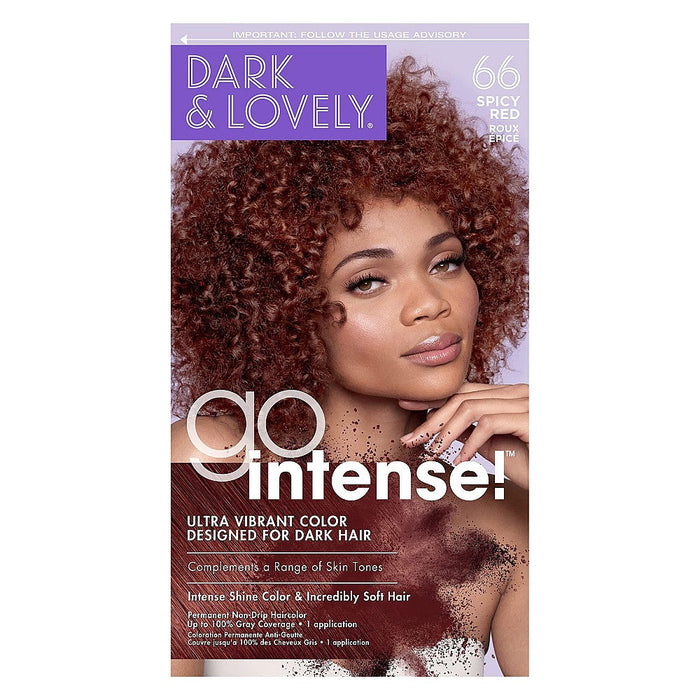 Dark and Lovely Go Intense Permanent Hair Color Spicy Red 66 by Pasteur Pharmacy