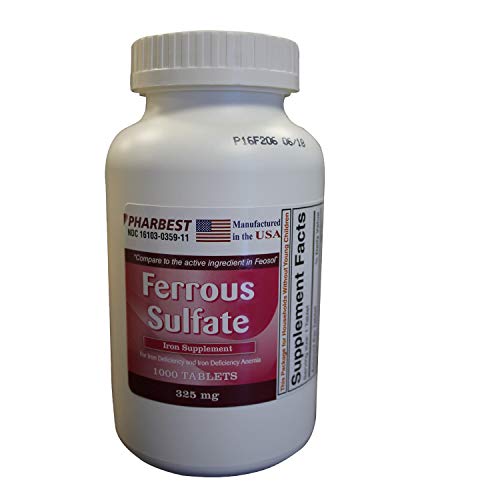 Pharbest Ferrous Sulfate Iron Supplement Tablets by Pasteur Pharmacy