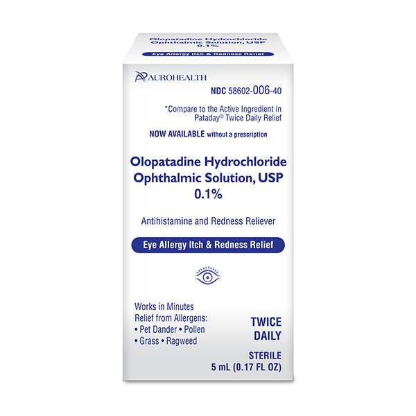 Aurohealth Olopatadine Hydrochloride Ophthalmic Solution USP 0.1% by Pasteur Pharmacy