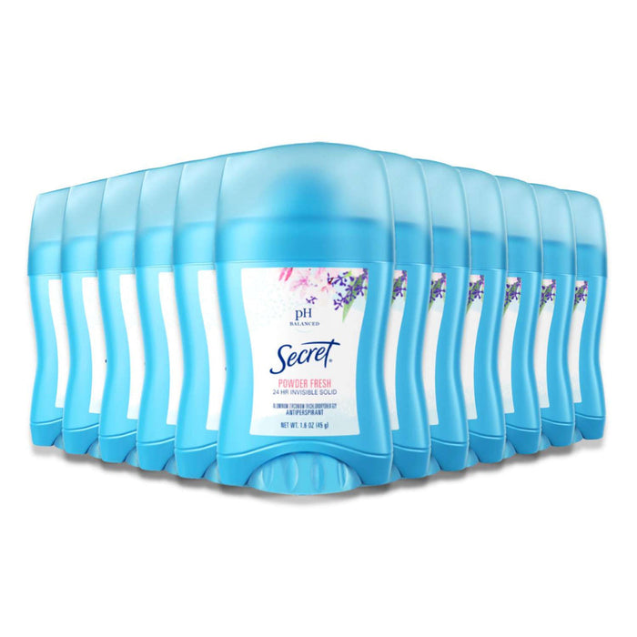 Secret Invisible Solid Antiperspirant Deodorant, Powder Fresh, 1.6 Oz by Pasteur Pharmacy