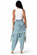 Trendy Distressed Denim Harem Pants by The House of Stylez