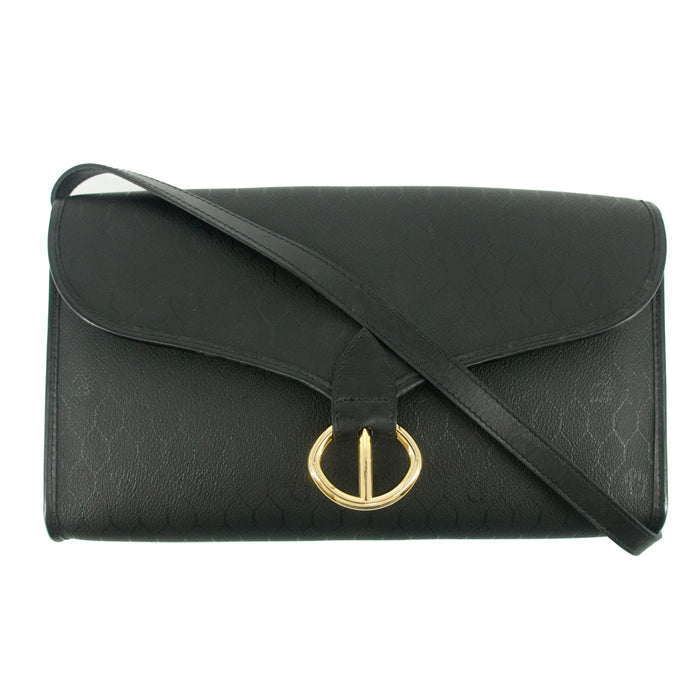 Christian Dior Black Honeycomb PVC Crossbody Bag #8571 by Bolt Boutique