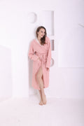 Muslin Pink Bathrobe by NoaPure.com
