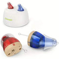 Rechargeable Hearing Aids – Invisible In-Ear, Noise Reduction, Volume Control by DailySale