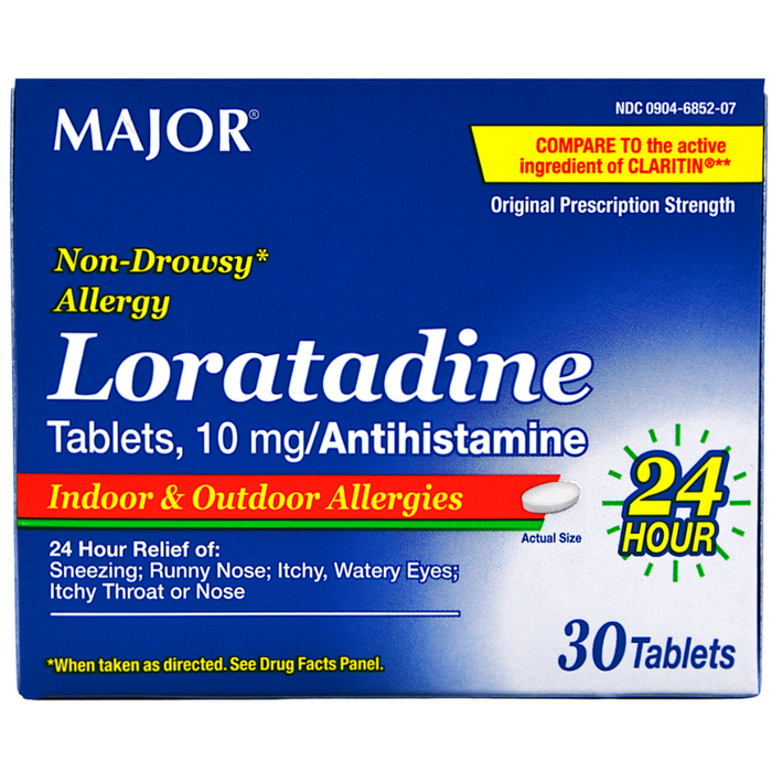 Major Loratadine Tablets I/O Allergies by Pasteur Pharmacy