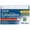 Major 24 Hour Allergy Relief Tablets, Compare To Claritin