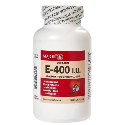 Vitamin E Supplement – 180 mg (400 IU) – 300 ct Softgels by Pasteur Pharmacy