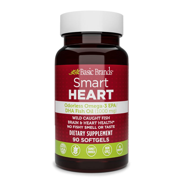 Basic Organics Omega-3 Natural Fish Oil (1000 Mg) - 50 Softgels by Pasteur Pharmacy
