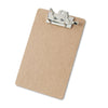 Saunders Recycled Hardboard Archboard Clipboard, 2.5" Clip Capacity, Holds 8.5 x 11 Sheets, Brown