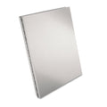 Saunders Snapak Aluminum Side-Open Forms Folder, 0.5" Clip Capacity, Holds 8.5 x 11 Sheets, Silver