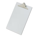 Saunders Recycled Aluminum Clipboard with High-Capacity Clip, 1" Clip Capacity, Holds 8.5 x 14 Sheets, Silver