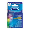 Durex Pleasure Pack, Assorted Lubricated Premium Condoms