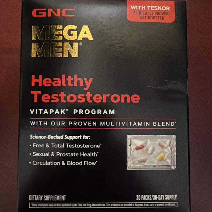 GNC Mega Men Healthy Testosterone Program Complete Nutrition Products Boost by Price Is Right Miami