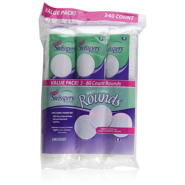 Swisspers Regular Cotton Rounds by Pasteur Pharmacy